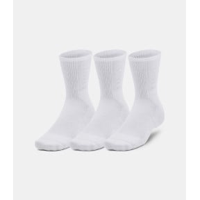 UA 3-Maker 3er-Pack Mid-Crew Socken - Weiß - Under Armour