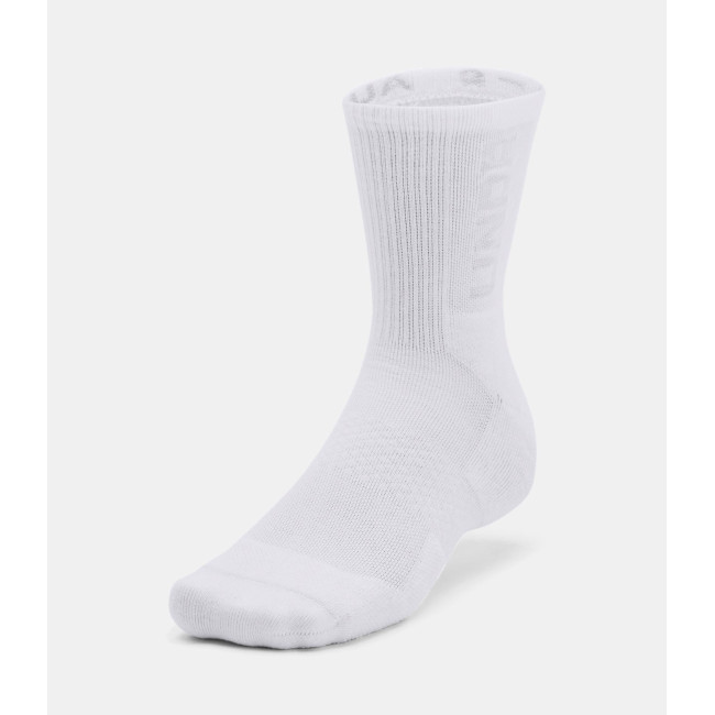 UA 3-Maker 3er-Pack Mid-Crew Socken - Weiß - Under Armour