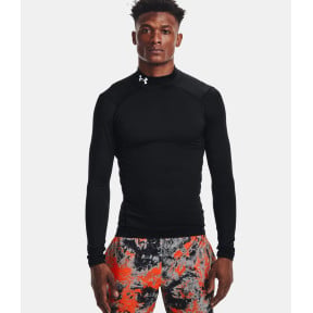 Compressie baselayer met hoge hals ColdGear® Armour voor heren - Zwart - Under Armour