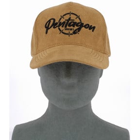 Casquette en velours Liam Mokka - Pentagon
