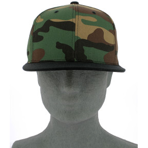 Casquette Classic Snapback 2-Tone Camo vert camo/noir - Flexfit