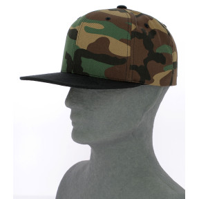 Snapback Pet Classic 2-Tone Camo groen camo/zwart - Flexfit