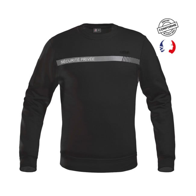 Sweat Sécu-One Sécurité Privée Noir - A10 Equipment