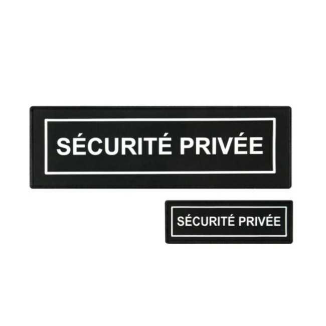 Lot dossard + bande poitrine Sécu-One Sécurité Privée Noir - A10 Equipment