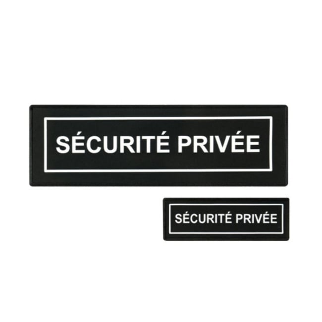 Lot dossard + bande poitrine Sécu-One Sécurité Privée Noir - A10 Equipment