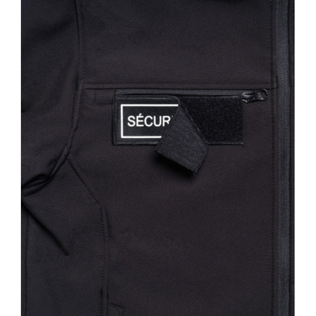 Veste Softshell Sécu-One FLAP Sécurité Privée Noir - A10 Equipment