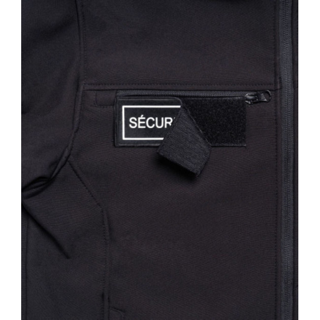 Fleece-Weste Sécu-One HV-TAPE Private Sicherheit Schwarz - A10 Equipment