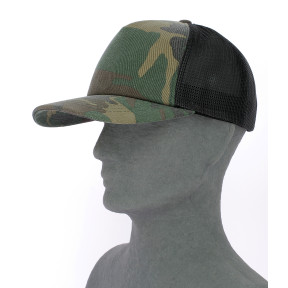 Camo Trucker Kappe Woodcamo - Flexfit
