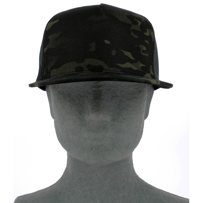 Czapka trucker multicam czarna - Flexfit