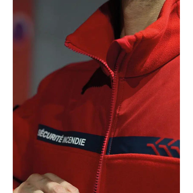 Bluza polarna Bezpieczeństwo Pożarnicze Czerwony - Safetek by GK