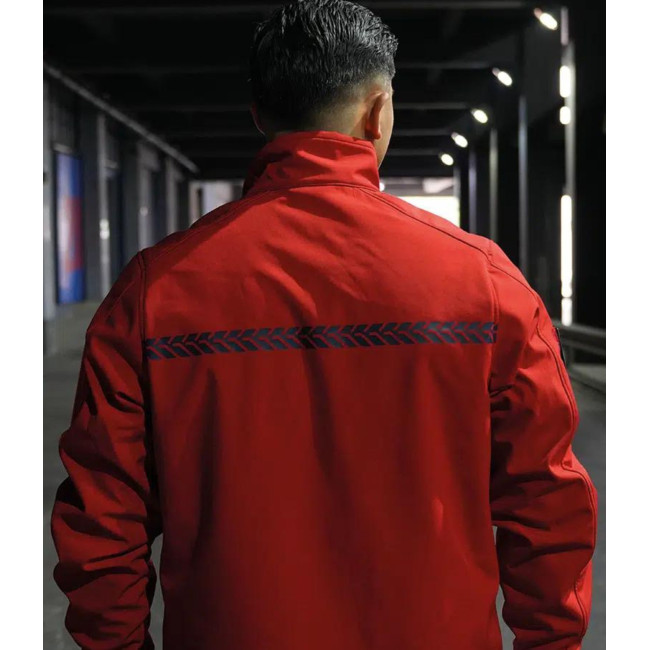 Softshell Bezpieczeństwo Pożarnicze Czerwony - Safetek by GK
