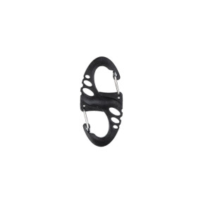 10er-Set Taktische S-Haken Karabiner - Schwarz - Miltec