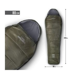 Schlafsack Cocoon 80gr - RAL7013 - Tac Maven