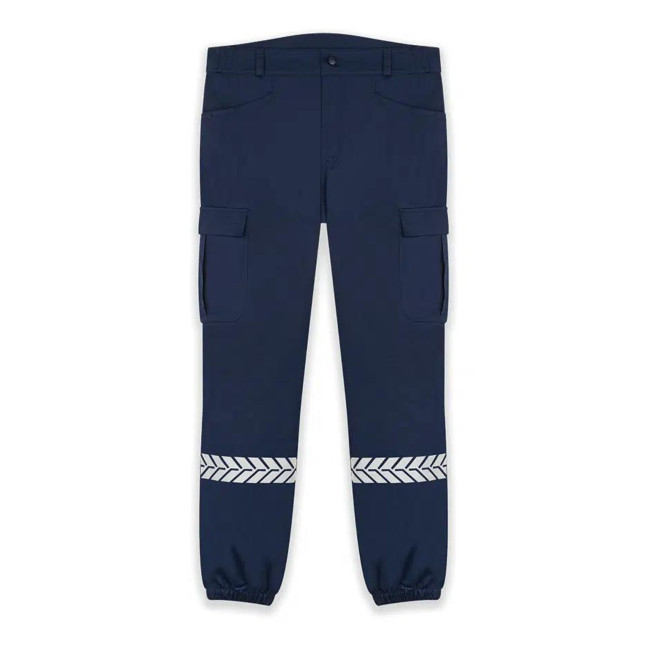 Pantalon Sécurité Privée avec bande HV Marine - Safetek by GK