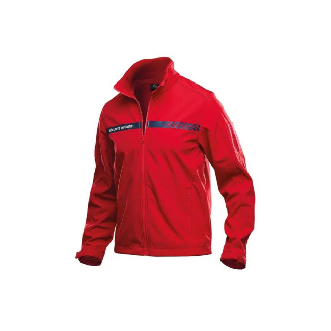 Softshell Sécurité Incendie Rouge - Safetek by GK