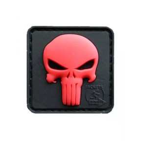 Patch Punisher aus Gummi Blackmedic Red - JTG