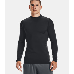 Strakke baselayer met opstaande kraag ColdGear® Armour voor heren - Zwart - Under Armour