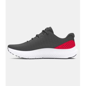 UA Surge 4 Herrenschuhe - Steingrau / Rot - Under Armour