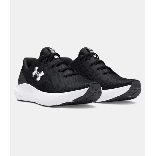 Chaussures homme UA Surge 4 - Noir / Blanc - Under Armour