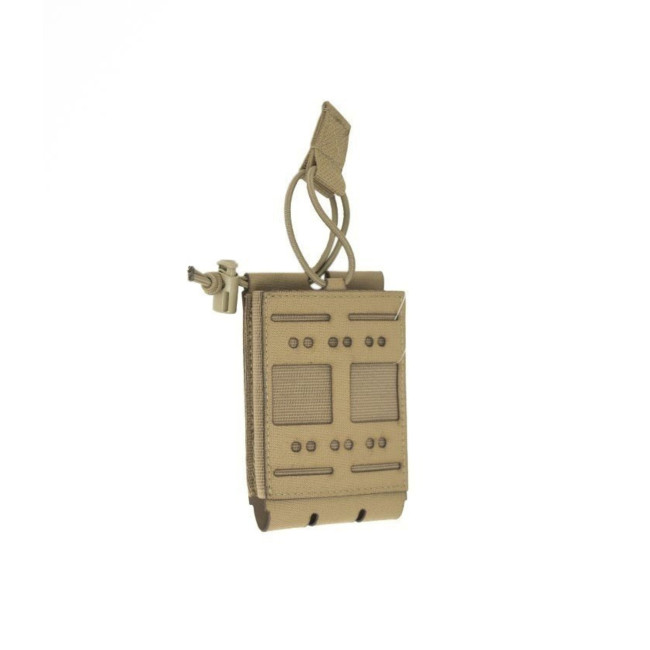 Porte chargeur multicalibre 1 eot avec strap de retenue coyote - FrogPro