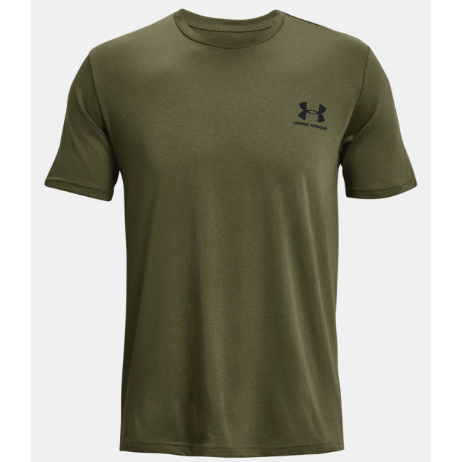 Koszulka z krótkim rękawem UA Sportstyle Left Chest dla mężczyzn - Oliwkowa Zieleń - Under Armour
