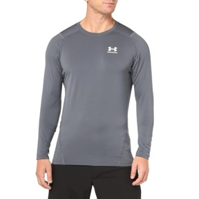 Haut à manches longues HeatGear® Armour pour homme - Gris Pierre - Under Armour