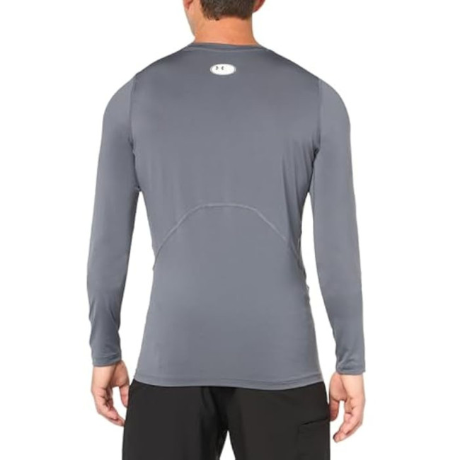 Haut à manches longues HeatGear® Armour pour homme - Gris Pierre - Under Armour
