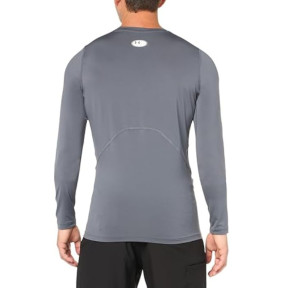 HeatGear® Armour Langarm-Shirt für Herren - Steingrau - Under Armour
