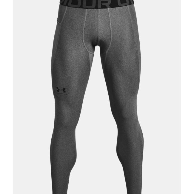 Legging HeatGear® Armour pour homme - Gris Chiné / Noir - Under Armour