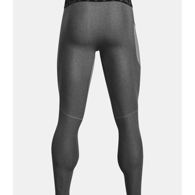 HeatGear® Armour Leggings für Herren - Grau meliert / Schwarz - Under Armour