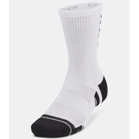 3er-Pack UA Performance Tech Crew 3 Logos Socken - Weiß - Under Armour