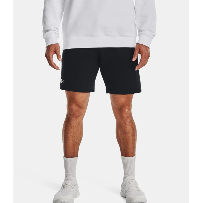Fleece heren short UA Rival - Zwart - Under Armour