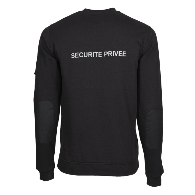 Schwarzer Sweatshirt Dean Private Sicherheit - Nine Worths by North Ways
