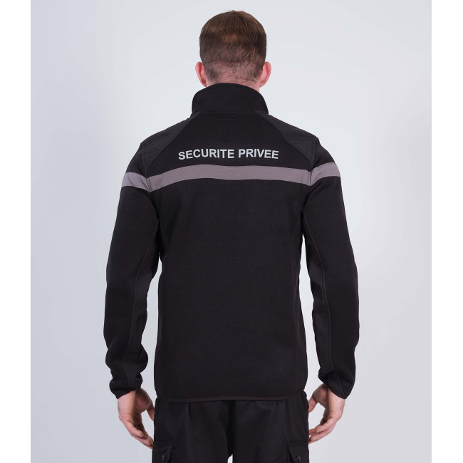 Gilet sécurité privée noir avec bande grise DIAMANT - Nine Worth by North Ways