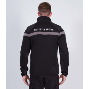 Gilet sécurité privée noir avec bande grise DIAMANT - Nine Worth by North Ways