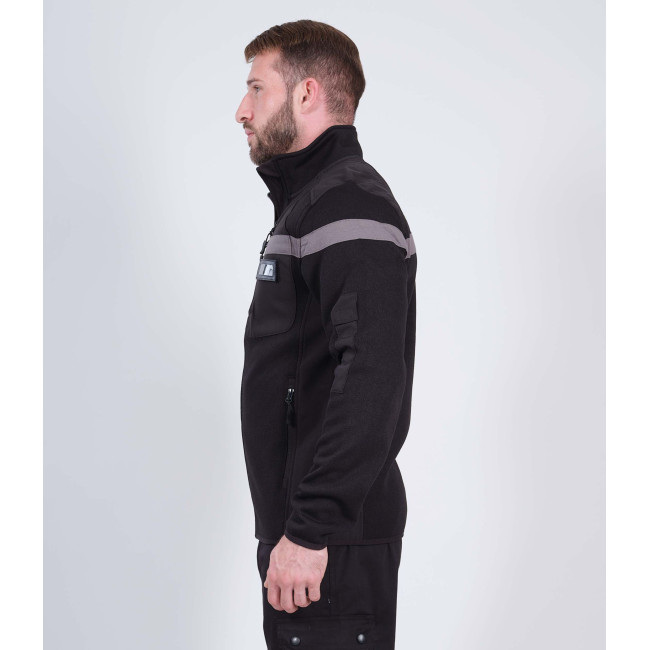 Gilet sécurité privée noir avec bande grise DIAMANT - Nine Worth by North Ways