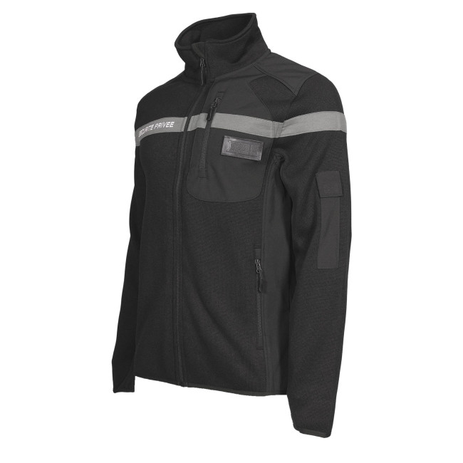 Gilet sécurité privée noir avec bande grise DIAMANT - Nine Worth by North Ways