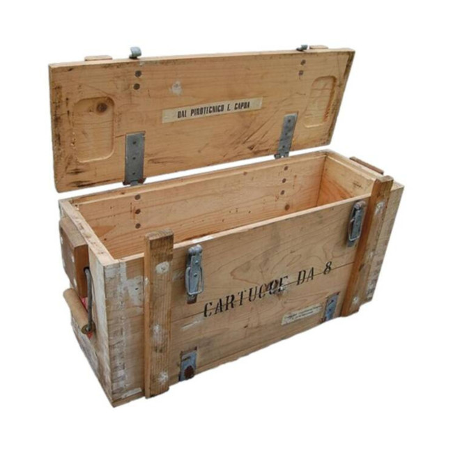 Munitiekist van hout 65X23X32cm - Miltec
