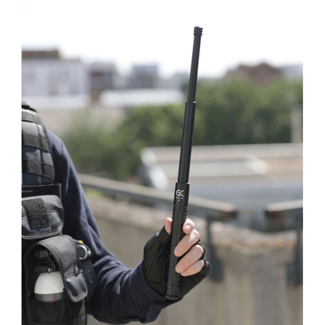 Bâton télescopique acier/aluminium 16" manche métal - GK