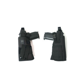 Holster MOLLE bevestigingen zwart - Patrol Equipement