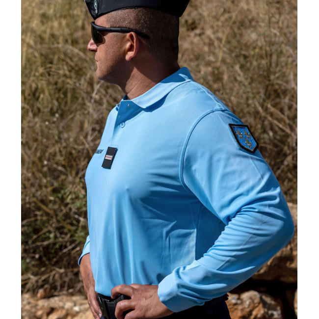 Polo gendarmerie blauw lange mouwen - Patrol Equipement