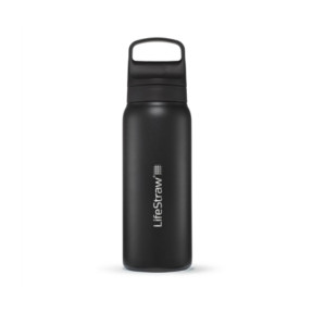 Edelstahl-Filterflasche 650mL Go Series - Schwarz - LifeStraw