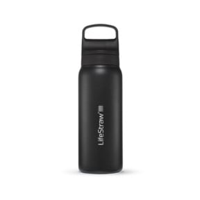 Gourde filtrante en acier inoxydable 650mL Go Series - Noir - LifeStraw