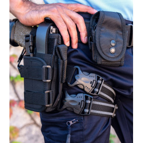 Holster tactical de cuisse Noir - Patrol