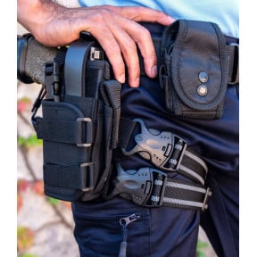 Tactische beenholster Zwart - Patrol