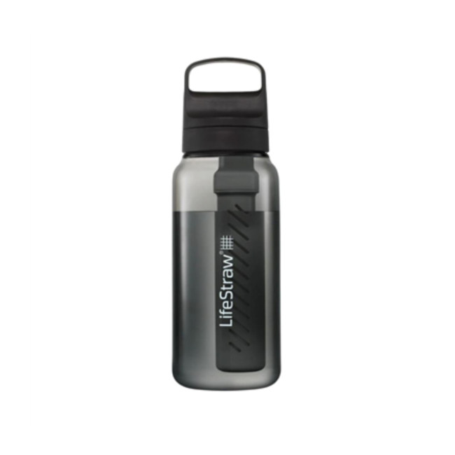 Filterende waterfles 1L Go Series - Zwart - LifeStraw