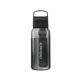 Filtrująca butelka 1L Go Series - Czarna - LifeStraw