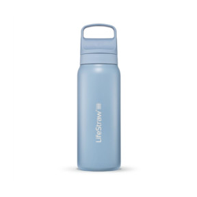Filterende waterfles van roestvrij staal 530mL Go Series - Blauw - LifeStraw
