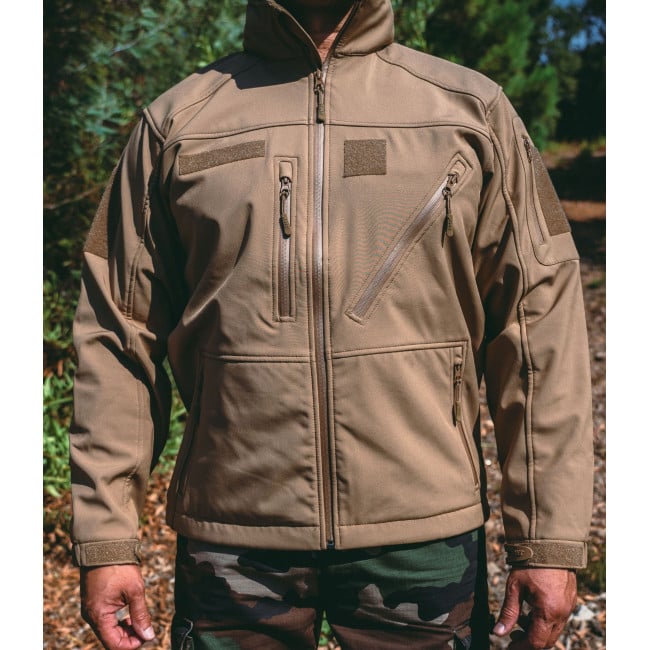 Blouson softshell 3 couches Dintex Coyote -Patrol Equipement