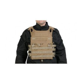 Kamizelka płytowa V18 + 2 płyty ochronne Dummy - Tan - Delta Tactics